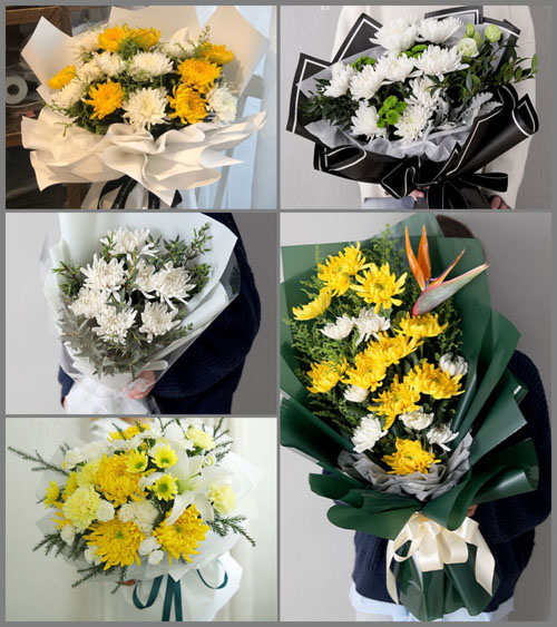 广东江门市台山市深井镇深井圩社区白事花束代送
